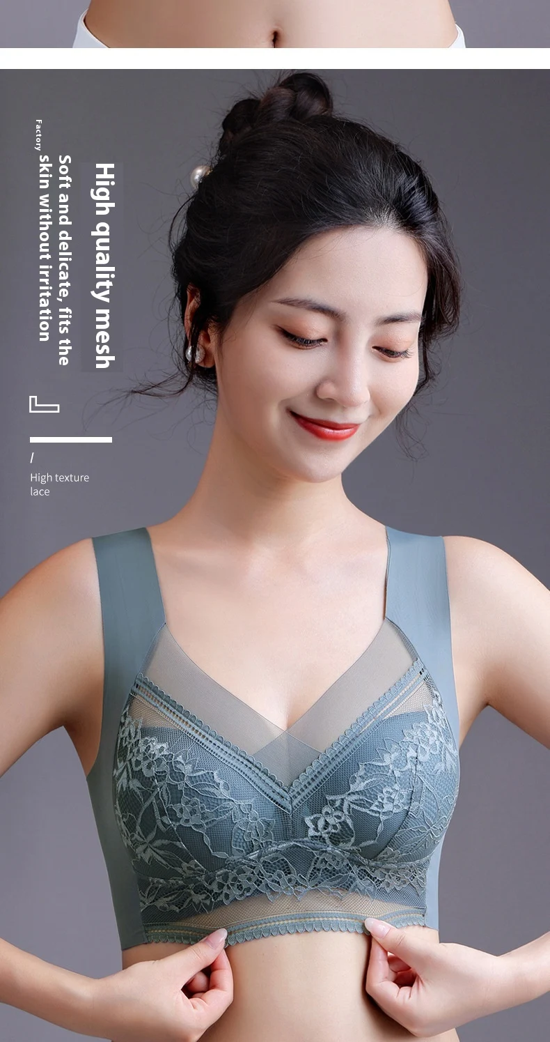 Title 1, Summer Ice Silk Seamless Bras for Women. Comfor...