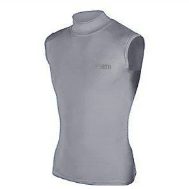 Colete masculino esportivo e de lazer, elástico, fino, de secagem rápida, gola alta. Perfeito para atividades físicas, proporcionando conforto e estilo. — foto 2