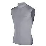 Colete masculino esportivo e de lazer, elástico, fino, de secagem rápida, gola alta. Perfeito para atividades físicas, proporcionando conforto e estilo. — foto 2