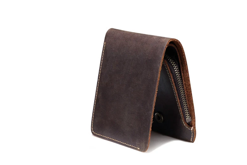 Title 21, Business Retro First Layer Cowhide Coin Purse K...