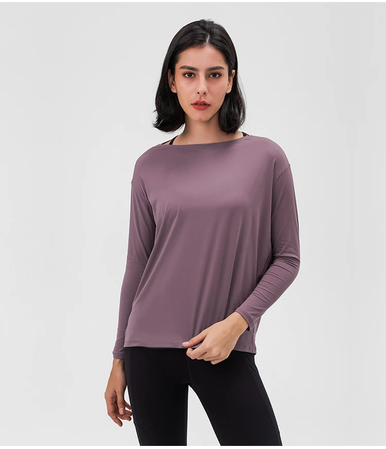 Title 12, Double-sided nude loose long sleeves