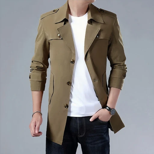 Title 5, Mens Windbreaker Jacket, Middle-aged Business ...
