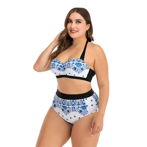 Title 5, Plus size womens swimsuit with underwire and b...