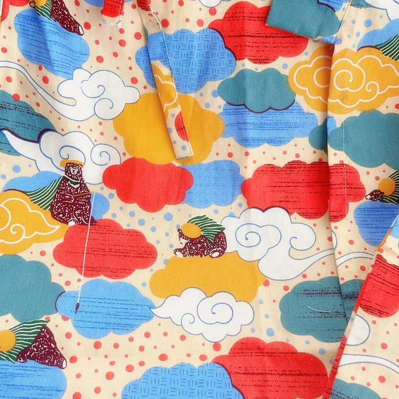 Title 15, Summer Womens Pure Cotton Short Sleeved Japane...