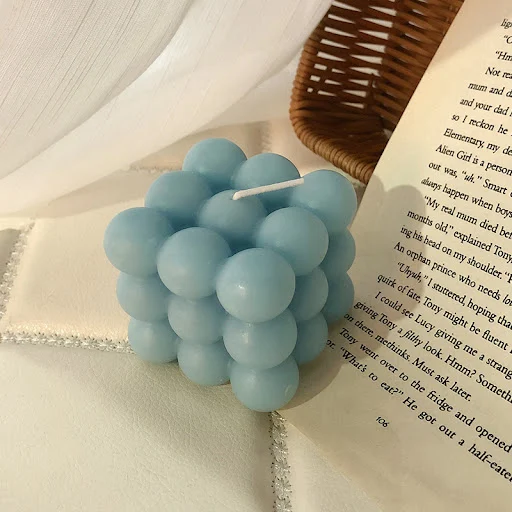 Title 6, Creative Rubiks Cube Aromatherapy Candle Lamp ...