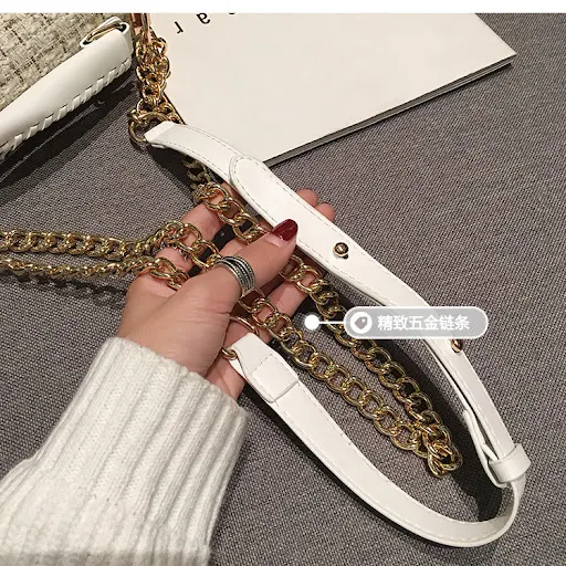 Title 12, Modische kleine quadratische Handtasche mit Per...