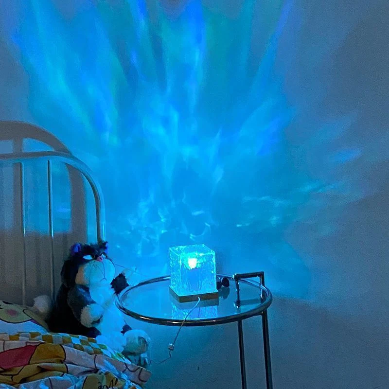 Title 1, 16 Colors LED Water Ripple Ambient Night Light ...