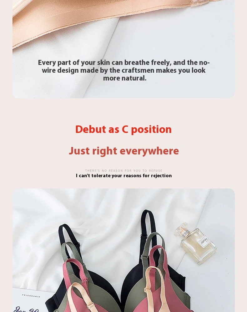 Title 14, Japanese Solid Color Wireless Thin Bra offers d...