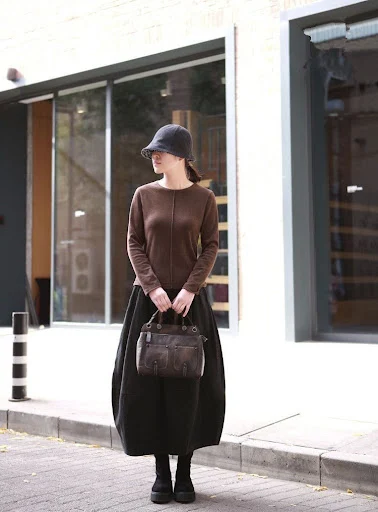 Title 9, Loose and Comfortable Cotton Linen Retro High W...