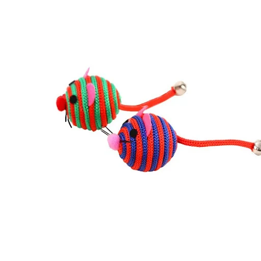 Title 4, Durable nylon rope cat toy for playful interact...