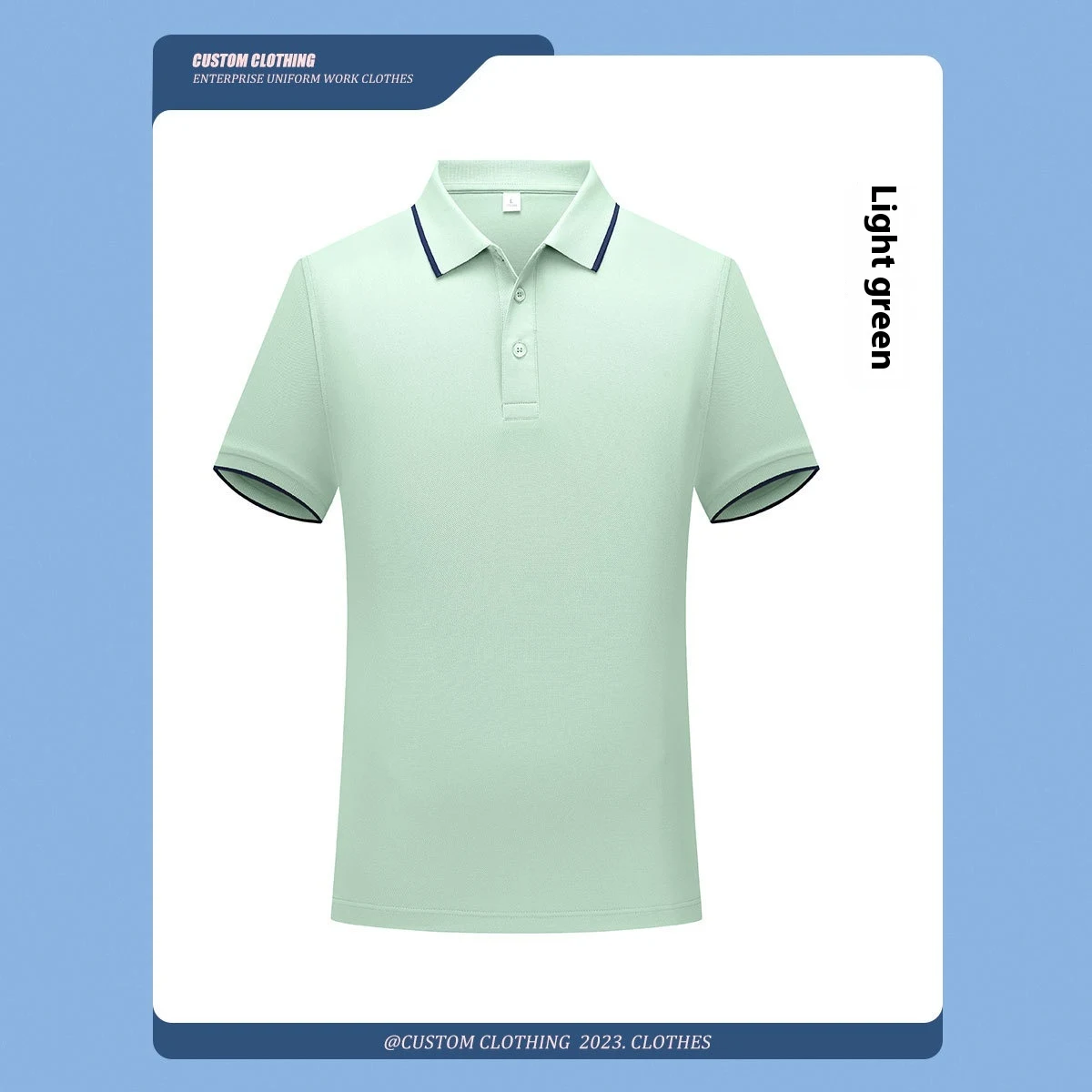 Simple Casual Stand Up Collar Quick Drying Short Sleeved Shirt — photo 6