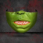 Máscara de Halloween estampada para fantasias assustadoras. Ideal para festas temáticas e eventos. Destaque-se com designs únicos e originais. — foto 24