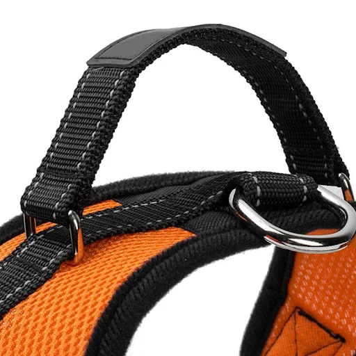 Title 5, Explosion-Proof Net Cloth Dog Saddle Chest Harn...