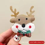 Spilla Babbo Natale simpatico a cartoni animati, accessorio natalizio per festival, perfetto per le feste, aggiunge allegria festiva. — foto 27