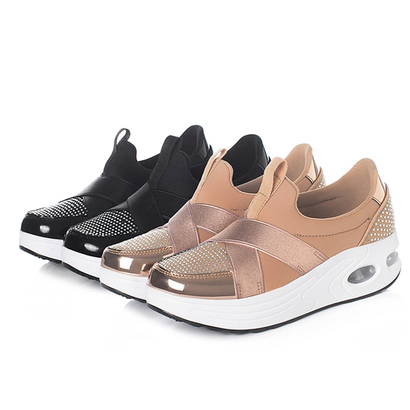 Title 9, Air Cushion Rocking Shoes Womens Smooth Surfac...