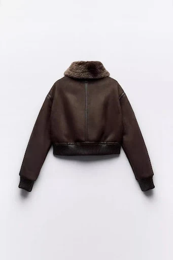 Title 4, Womens short leather and fur double-sided cott...