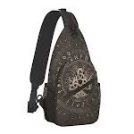Bolsa crossbody Viking Norse Mythology para esportes, Árvore da Vida. Perfeita para atividades ao ar livre, design durável e com estilo único. — foto 13