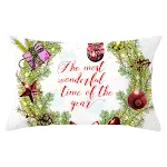 Fronha Natalina Green Series com estampa de pele de pêssego, macia e decorativa, ideal para adicionar conforto e beleza à sua casa. — foto 6