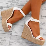 Sandali con zeppa da donna taglie forti – Comfort e stile per ogni occasione. Scopri la calzatura perfetta per valorizzare il tuo look. — foto 6