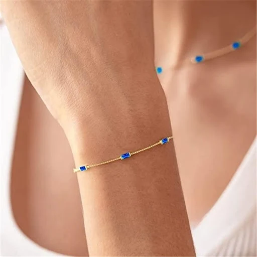 Title 7, Pulseira Fenglan de zircônia, prata esterlina, ...