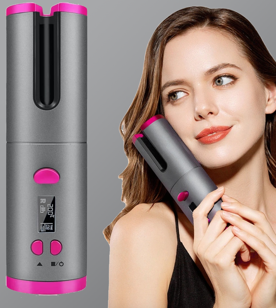 Rizador de pelo inalámbrico automático multifuncional. Crea rizos perfectos sin esfuerzo, portátil y fácil de usar, ideal para viajes. — foto 36