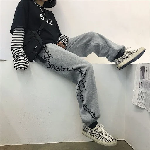 Title 6, Womens Trousers Autumn and Winter Casual Loose...