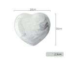Nordic One-person Ceramic Tableware in a Love Shape. Enjoy your meals with this charming and elegant set, perfect for a — photo 12