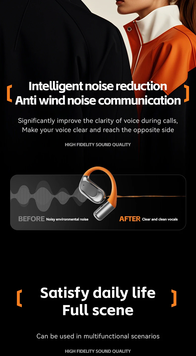 Title 11, Cuffie Bluetooth con traduzione AI M113 Batteri...