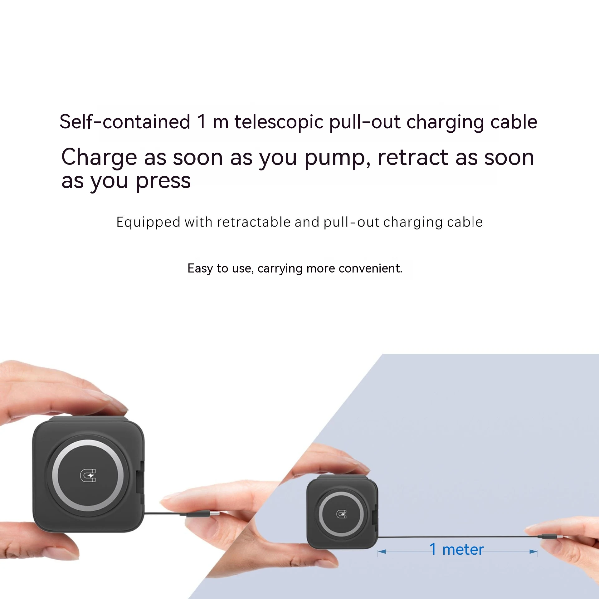 Title 2, 15W Folding MagSafe Magnetic Wireless Charger w...