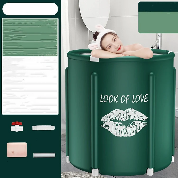 Foldable and Heated Tub for Adults Enjoy a Relaxing Hot Bath Anywhere Compact Design Easy to Store and Use. — photo 7