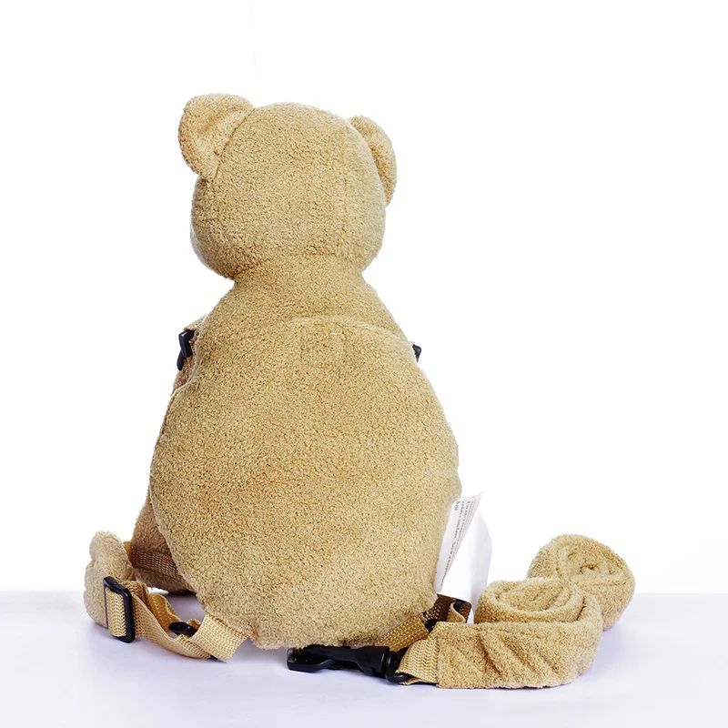 Title 3, Mochila escolar anti-perda infantil com urso de...