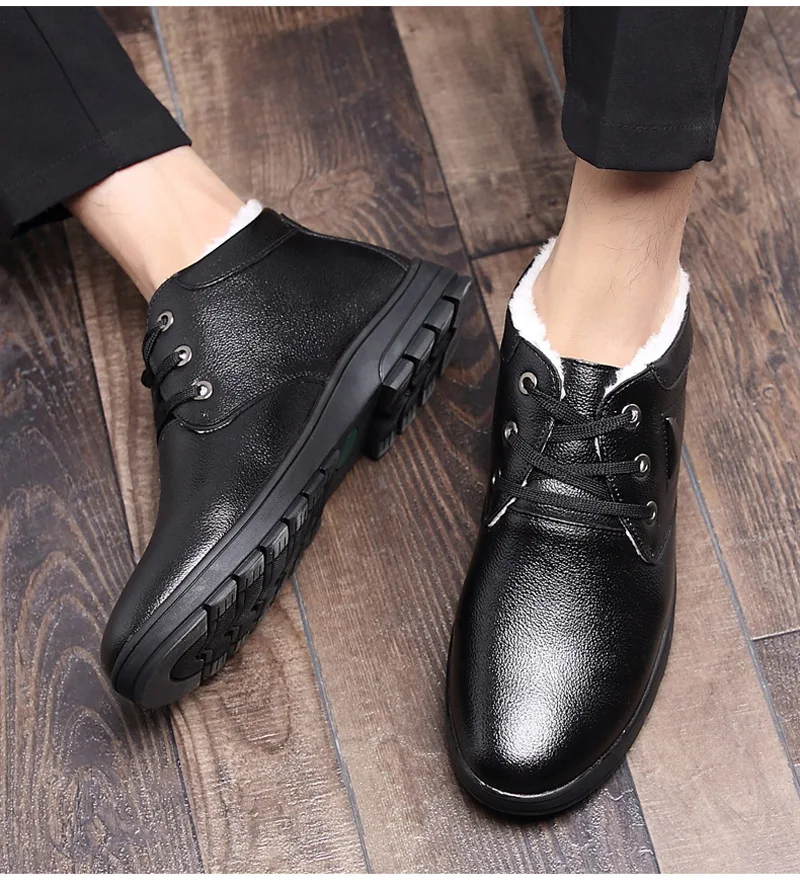 New style cotton casual shoes featuring first layer cowhide leather and an old-school design. Comfortable and stylish fo — photo 3