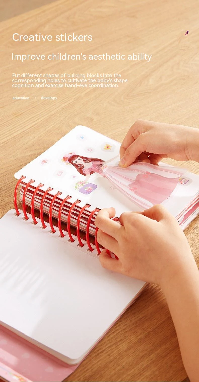 Title 4, Hand Princess Poke Dress Up Pintura Adesiva. Cr...