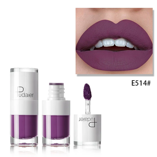 Batom 16 cores frasco branco matte, gloss labial duradouro e hidratante para lábios perfeitos. — foto 1