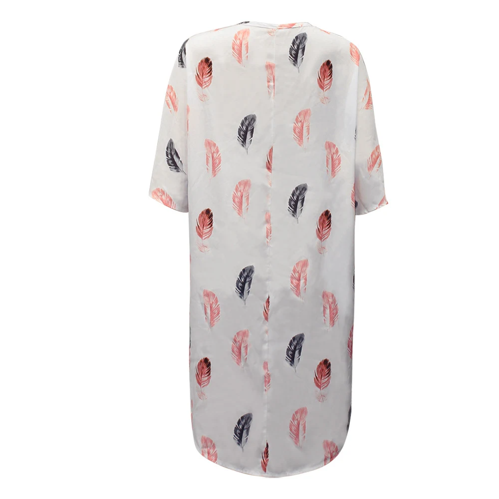 Title 6, European And American Womens Printed V-neck Do...