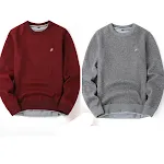 Men's Sweater Autumn and Winter Plus Velvet Thickening Base Warm and Comfortable for Cold Weather Ideal Base Layer Casua — photo 12
