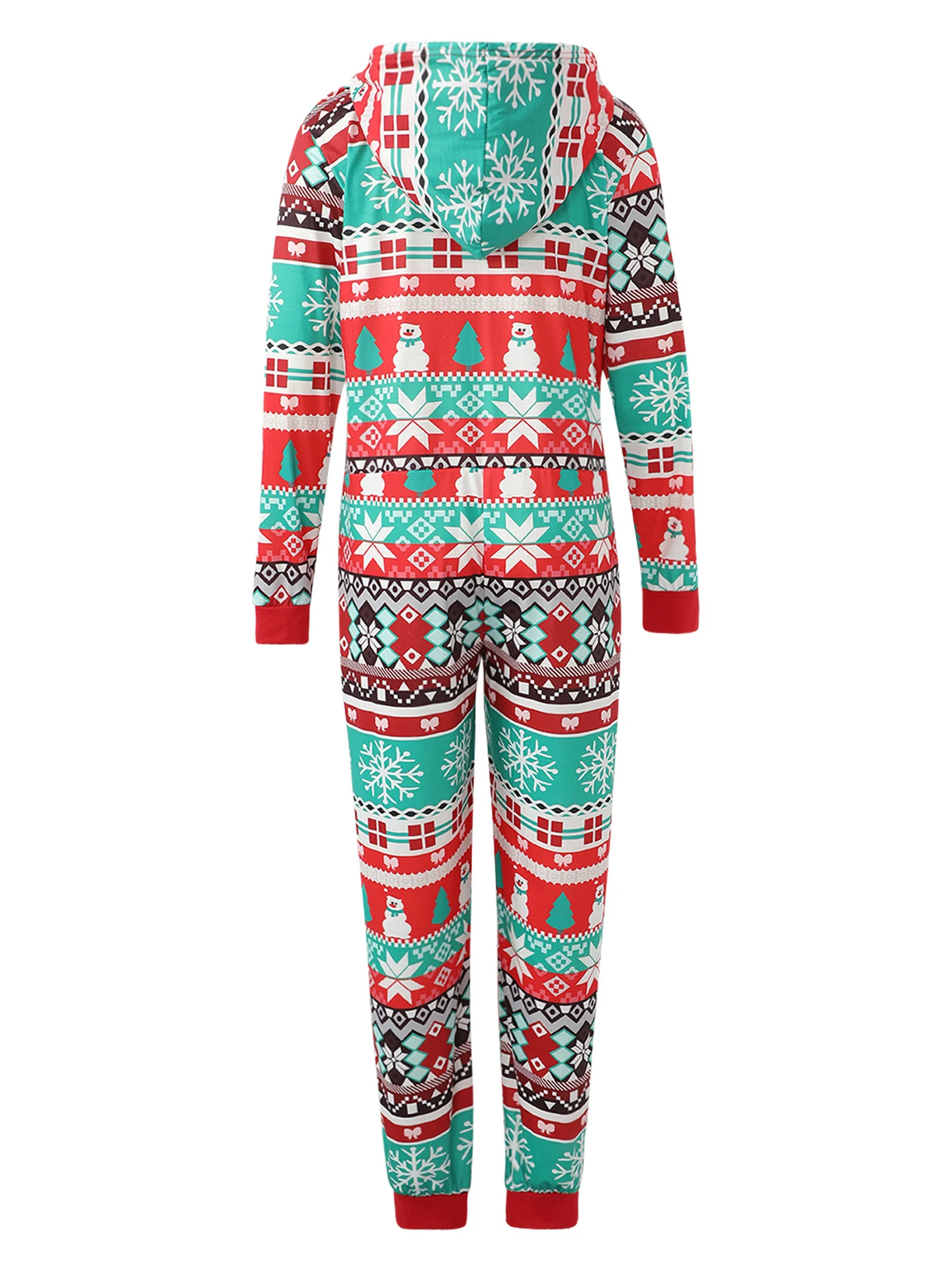 Title 9, Christmas Hooded Printing Romper Home Wear One-...