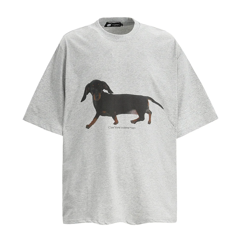 Sausage Dog Printed Short Sleeve T-Shirt for Men and Women, a comfortable and fun casual wear option, perfect for everyd — photo 11
