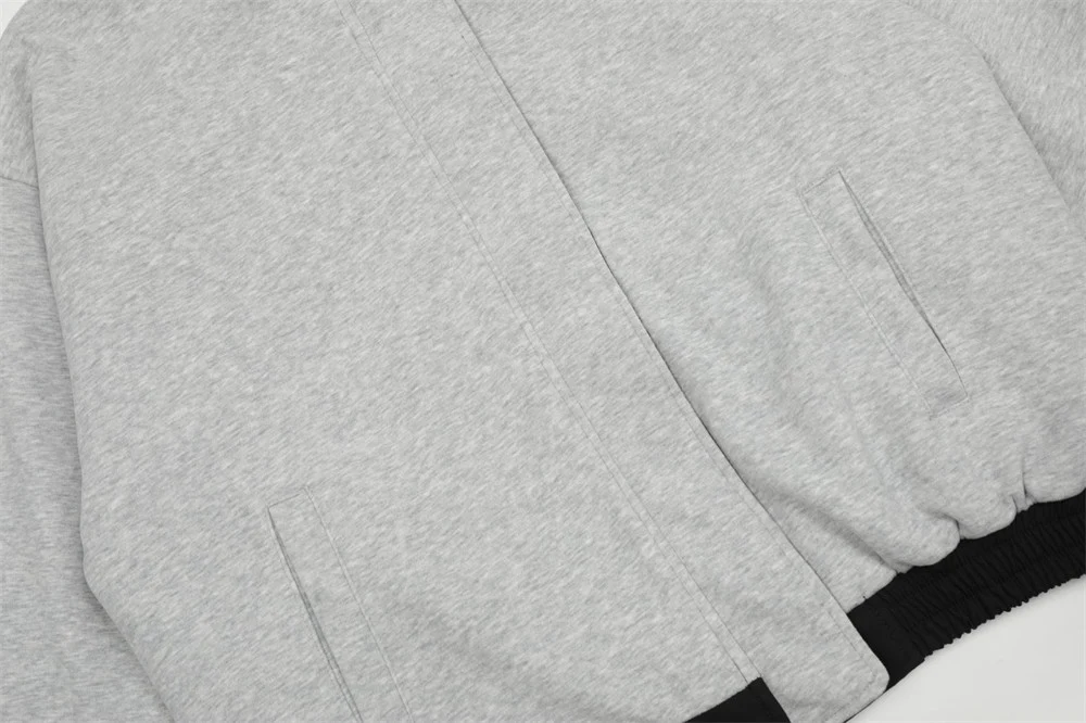 Title 15, Double-sided loose casual letter hooded jacket....