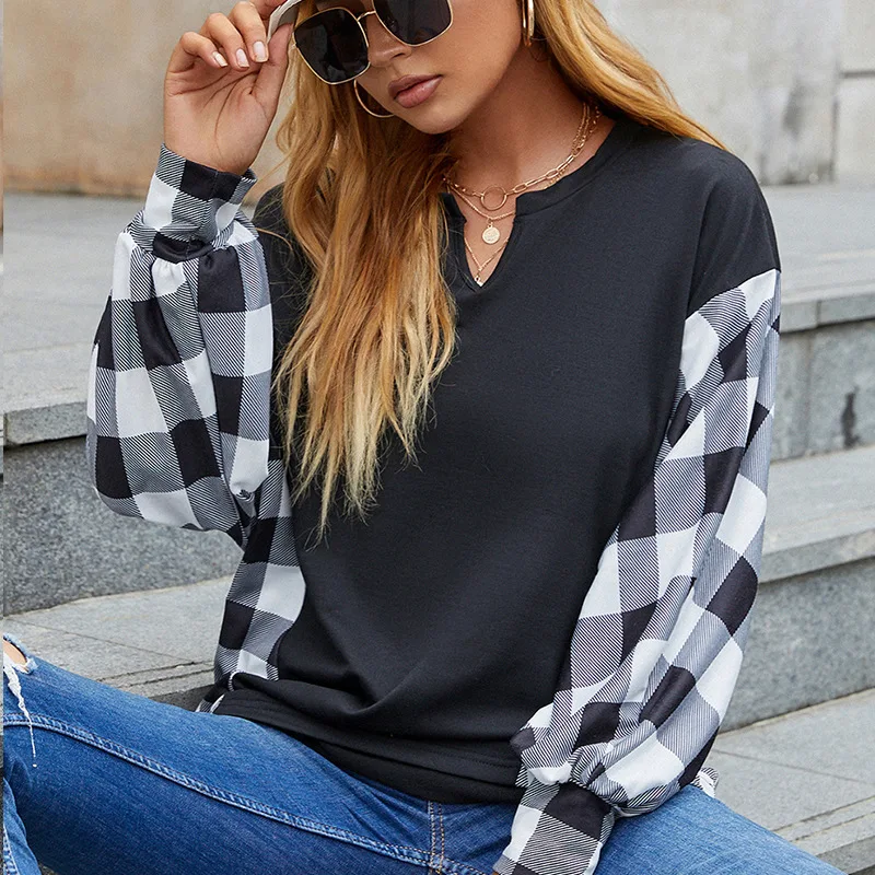 Outono feminino manga longa solta casual senhoras jaqueta superior — foto 3