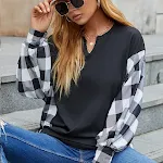 Outono feminino manga longa solta casual senhoras jaqueta superior — foto 3