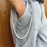 Small Pearl Three Chains