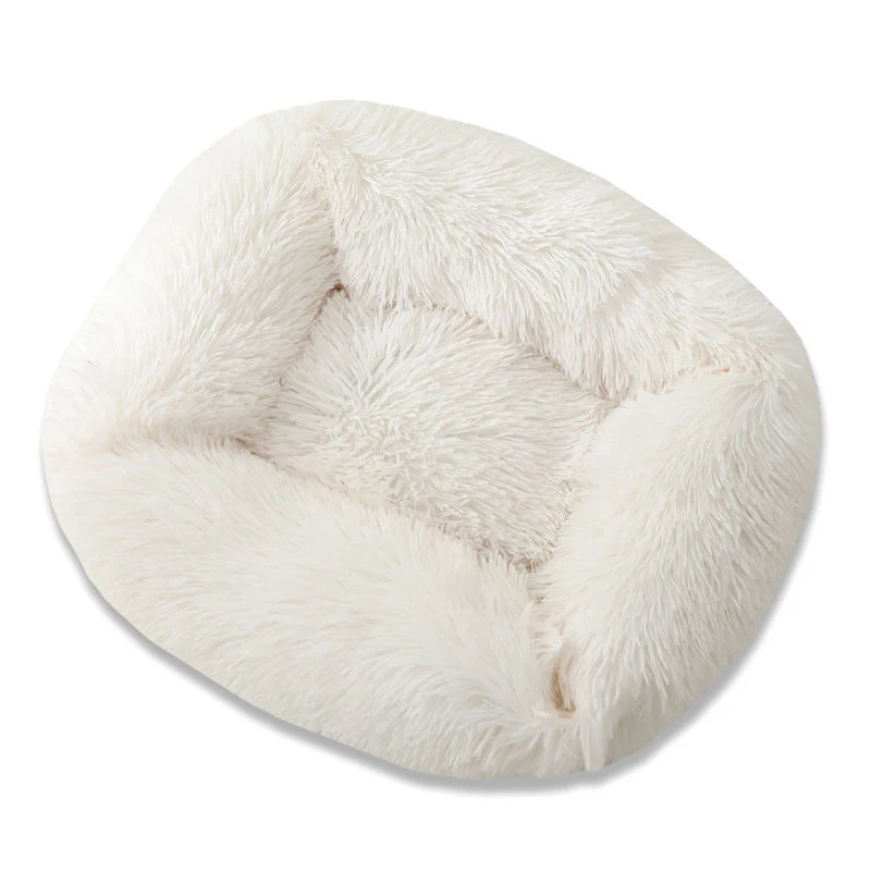 Title 5, Thick Warm Plush Pet Nest Cushion — Cozy and Co...