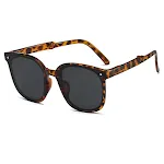 Tortoise grey in black frame