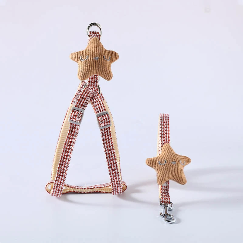 Title 2, Cute and simple starfish dog pet harness leash,...