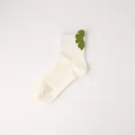Greenflower on white backgroud