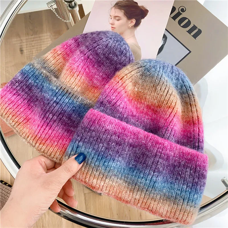 Title 1, Gorro tejido para mujer con buen tacto en invierno