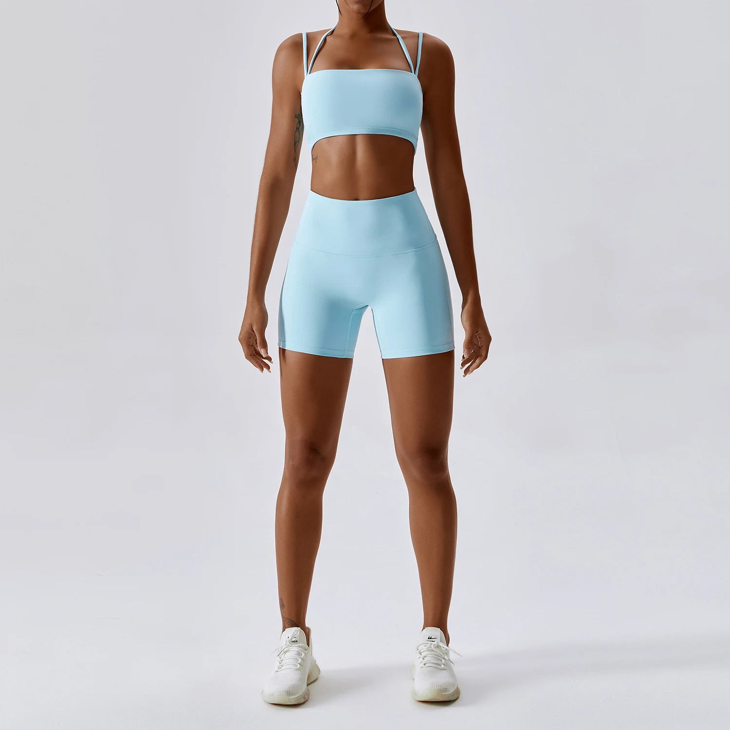 Macacão Esportivo de Yoga com Suspensórios, Costas Bonitas e Design Justo, Proporcionando Suporte e Conforto durante a prática. — foto 26