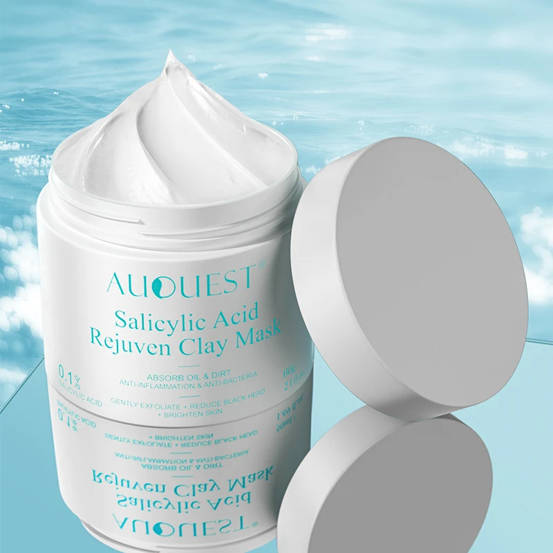 Gentle Cleansing Facial Smear Type Salicylic Acid Mud Mask. Clears pores, exfoliates, reduces blemishes, and leaves your — photo 5