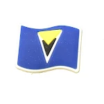Fivela decorativa de bandeira em PVC macio, acessórios DIY. Personalize seus calçados com este acessório fácil de usar. Dê um toque especial. — foto 23